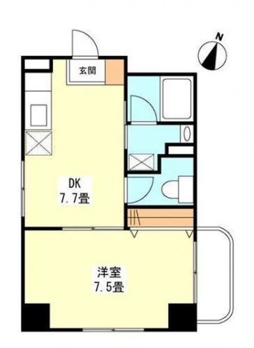 エスポワール西大島 間取り