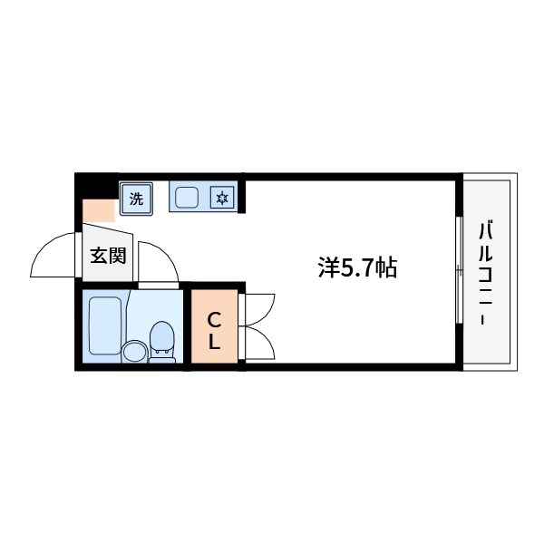 ヴァンベール 105号室 間取り
