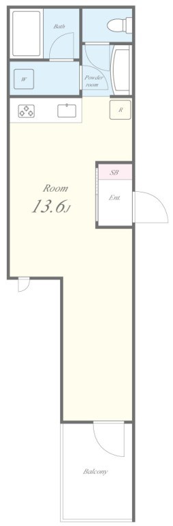 LEAROOMお花茶屋  間取り