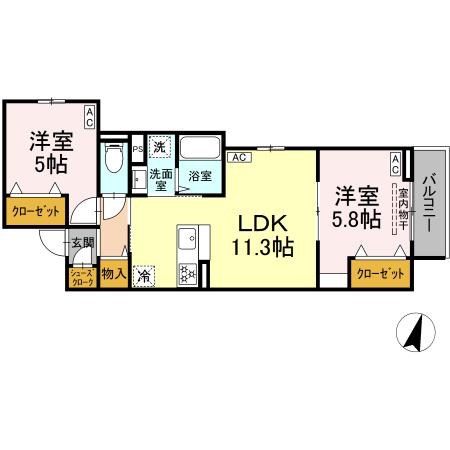 セレスティア西亀有 間取り