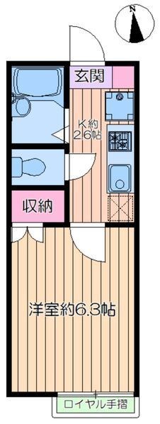カーサーアオイA 間取り図