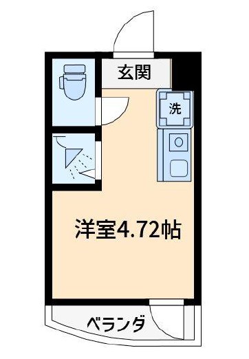 Cube　Kanamachi　Ⅴ 間取り
