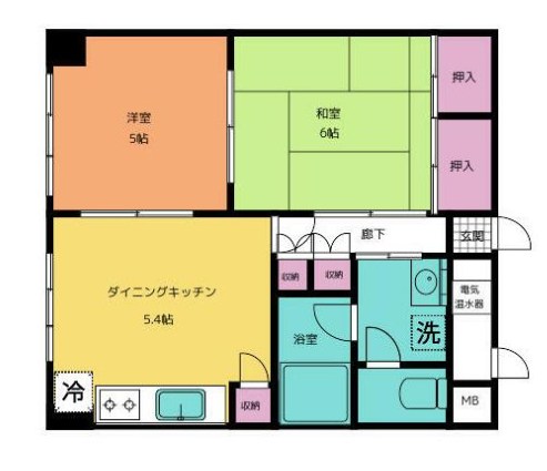 ローズハイツ猿江恩賜公園  間取り