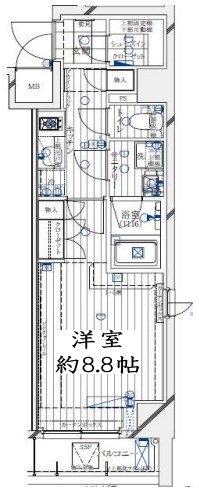 レガリス大島 間取り図