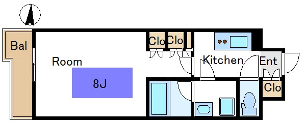 ルーブル大島参番館   間取り