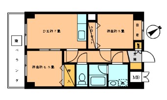 メゾン滝野川 503号室 間取り