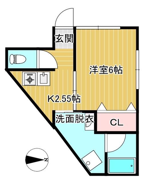 サンフィールド 間取り図