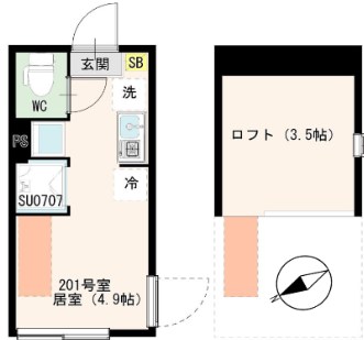Blue　Sands（ブルーサンズ） 間取り図