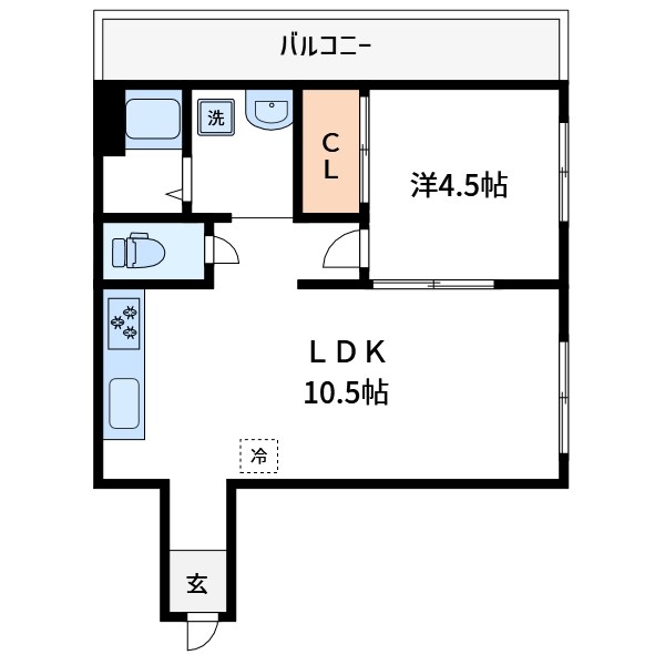 コーポ高津 間取り図