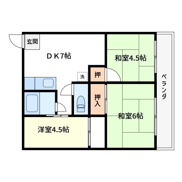 第３グリーンビラ 間取り図