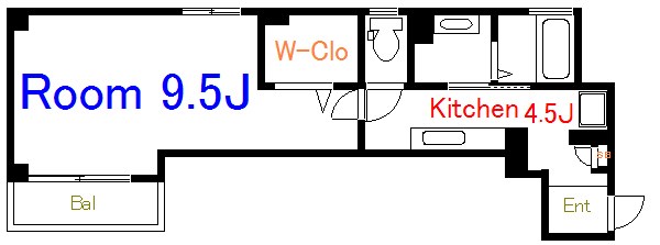 SCENA日暮里 間取り図
