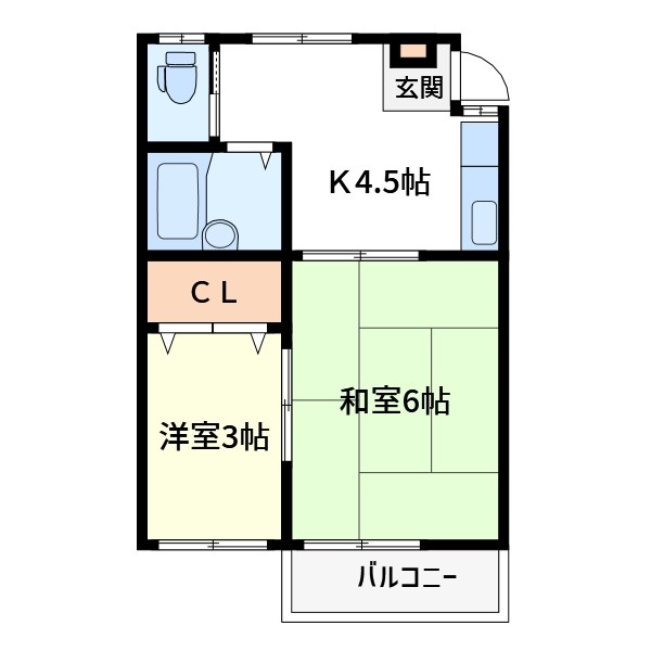 ハイツマコトＡ 間取り