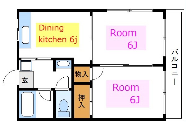 第５サンハイツ 間取り図