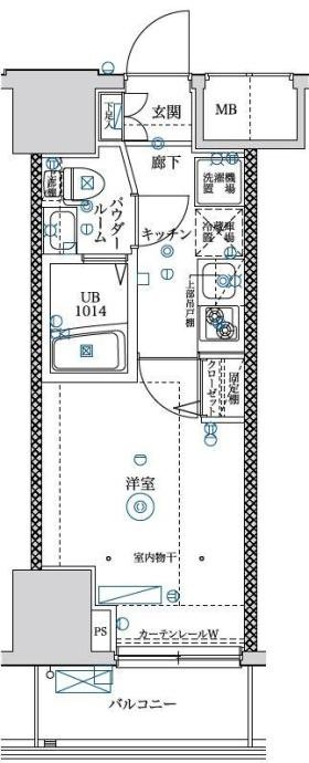 フェルクルールプレスト青戸 間取り図