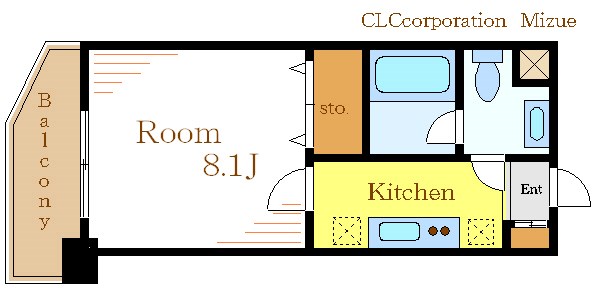カラコレス篠崎  間取り図