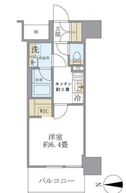 デュオフラッツ葛西 間取り