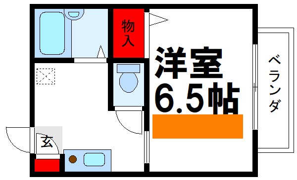 ロワール西片  間取り図