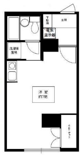 小岩東総ハイツ 間取り図