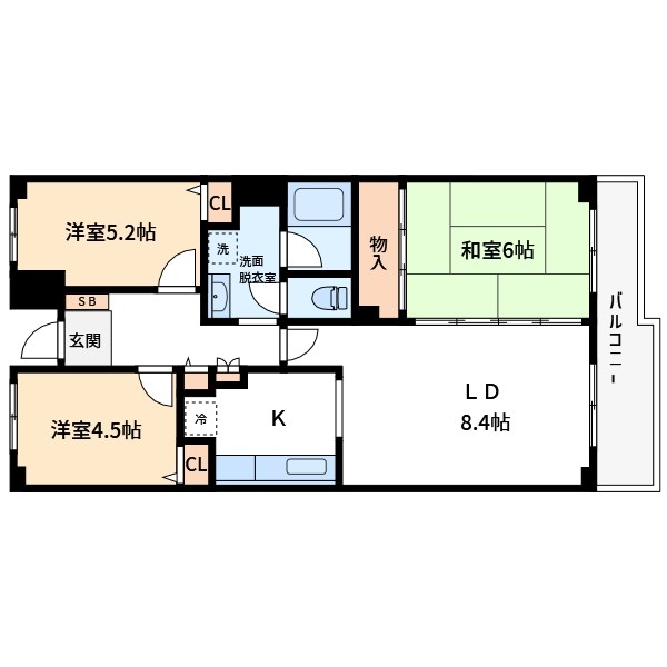 中葛西スカイハイツ 間取り