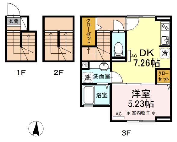 La　Fleur  間取り図