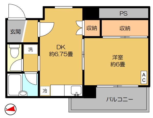 メゾン荒川Ⅱ 間取り
