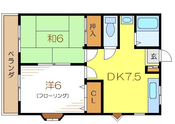シャトレートミーⅡ 間取り図