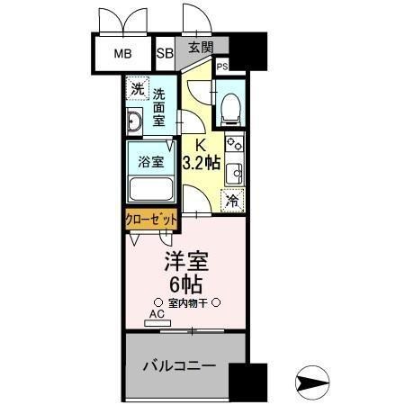 Trio　Mare　蔵前 間取り