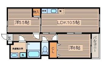 ハーベストチョウゾウ 間取り図