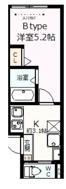 ベルテイン関原 間取り