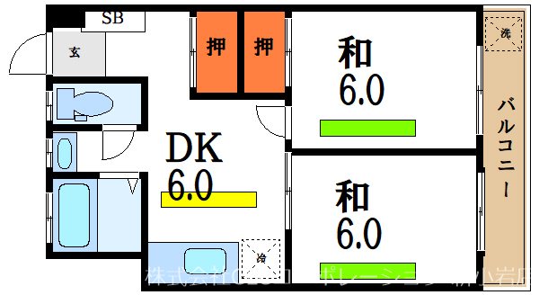 宮崎ビルディングメゾン小岩 間取り図