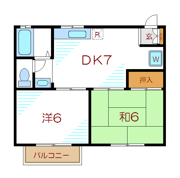 コスモクレールⅡ 間取り図