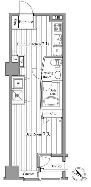 ブロードシティ東京 間取り図