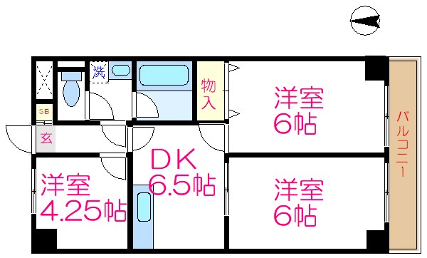 オークマンション 間取り図