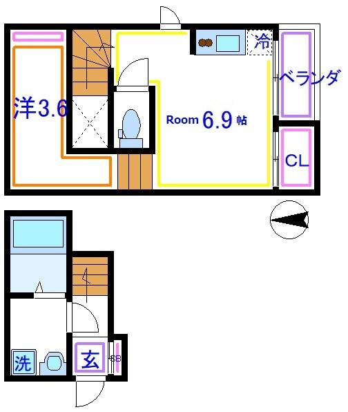 PALMTREE ANNEX(パームツリーアネックス） 間取り