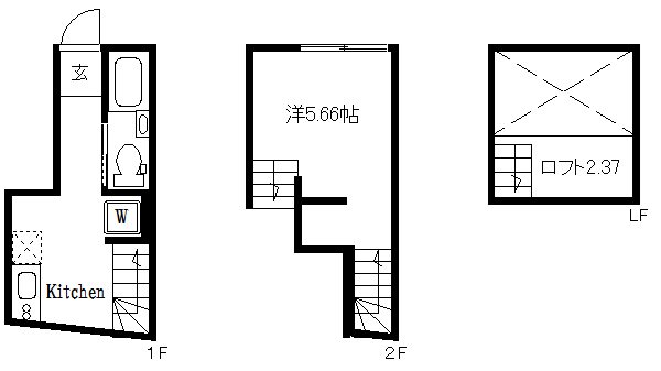 Pieni Kallio(ピエニ　カリオ） 間取り図