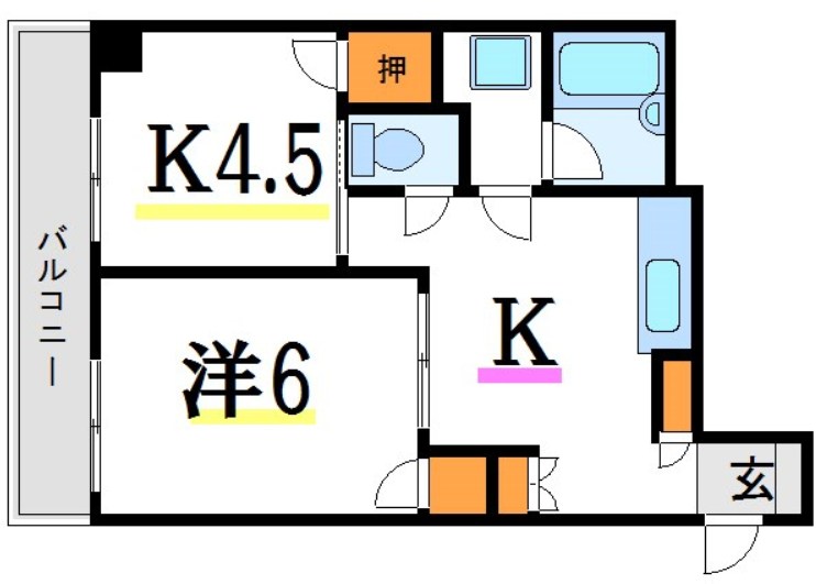 メゾンＷＡＶＥ 間取り図