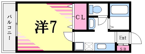 コーポ椎の木 間取り図