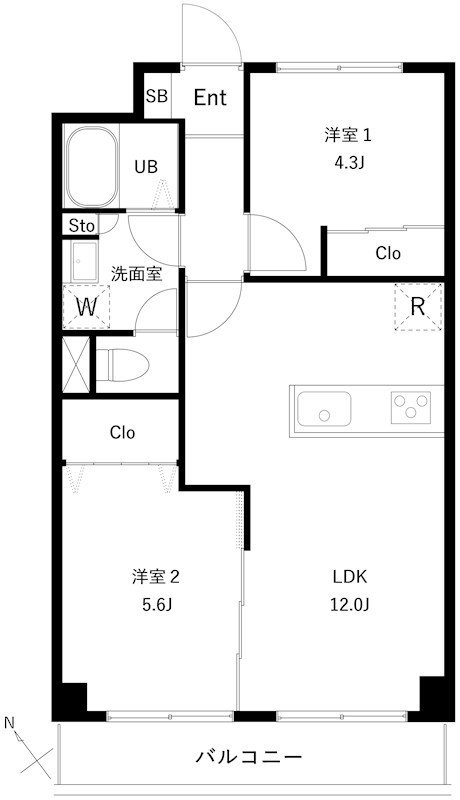 PARK　MODERN　西葛西 間取り図