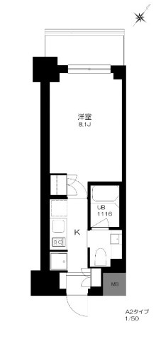プライマル勝どき  間取り