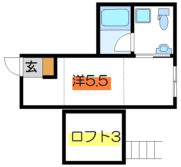 フローラ７ 間取り図