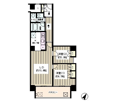 リバー＆タワー   間取り図