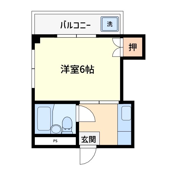 メゾン富浜 間取り図