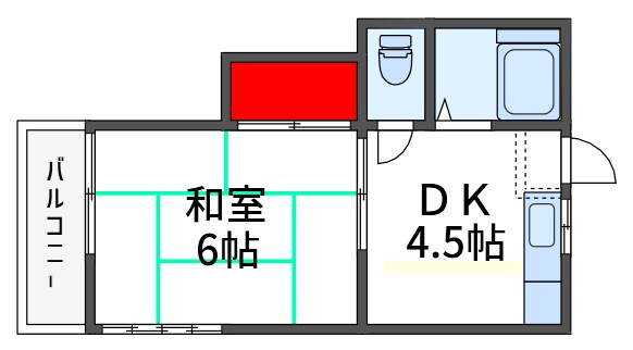 原田コーポ 間取り