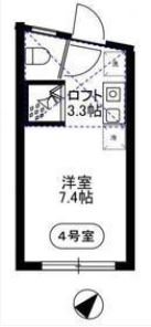 ＩＬ　ＲＯＳＳＯ町屋（イルロッソ） 間取り