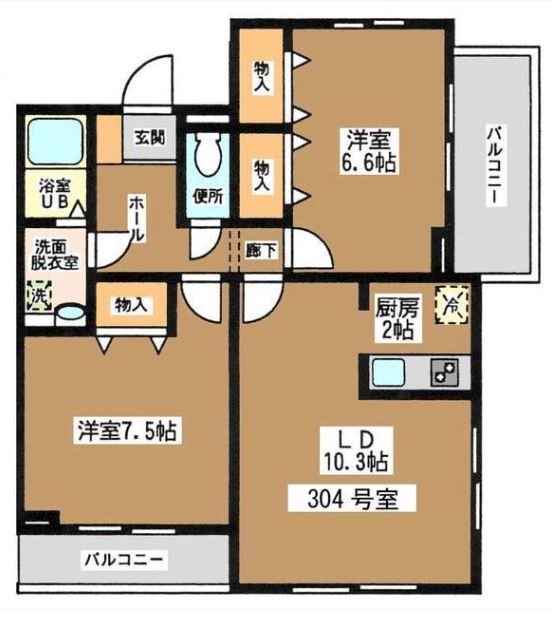パラッツィナ町屋  間取り図