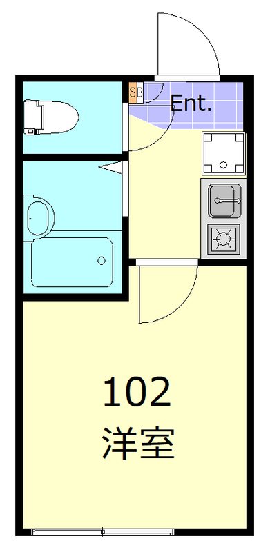 アリス南千住 間取り図