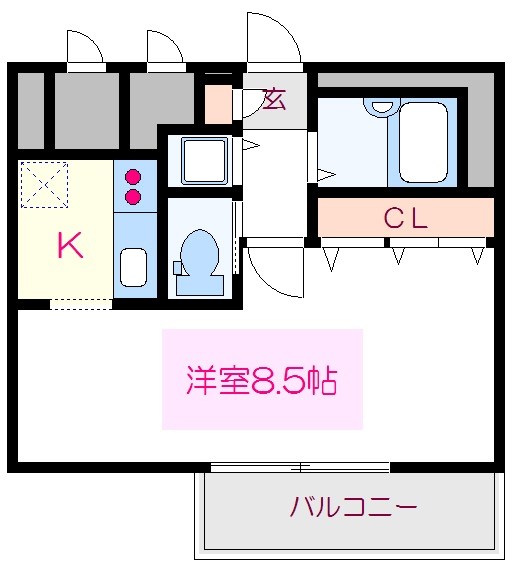 レニエ・ラ・ヴェルトゥ 間取り