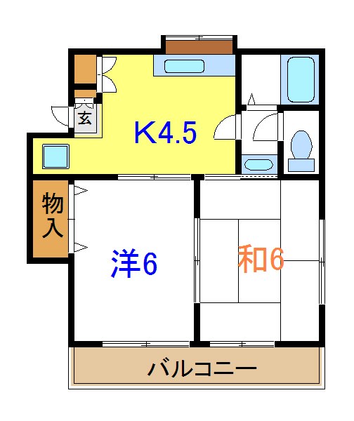 メゾンサニー 間取り図