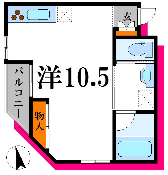 ステージ蓮 間取り図