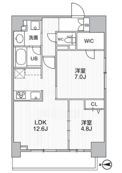 THEパームス熊野前 間取り